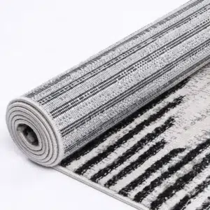 Kimberley Diamond Charcoal Contemporary Rug elegant modern design durable soft pile comfortable living room bedroom dining area easy clean multiple sizes available