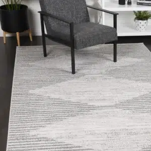 Kimberley Diamond Grey Contemporary Rug elegant stylish design easy clean versatile sizes available modern home decor durable soft pile luxurious feel adds sophistication to any room