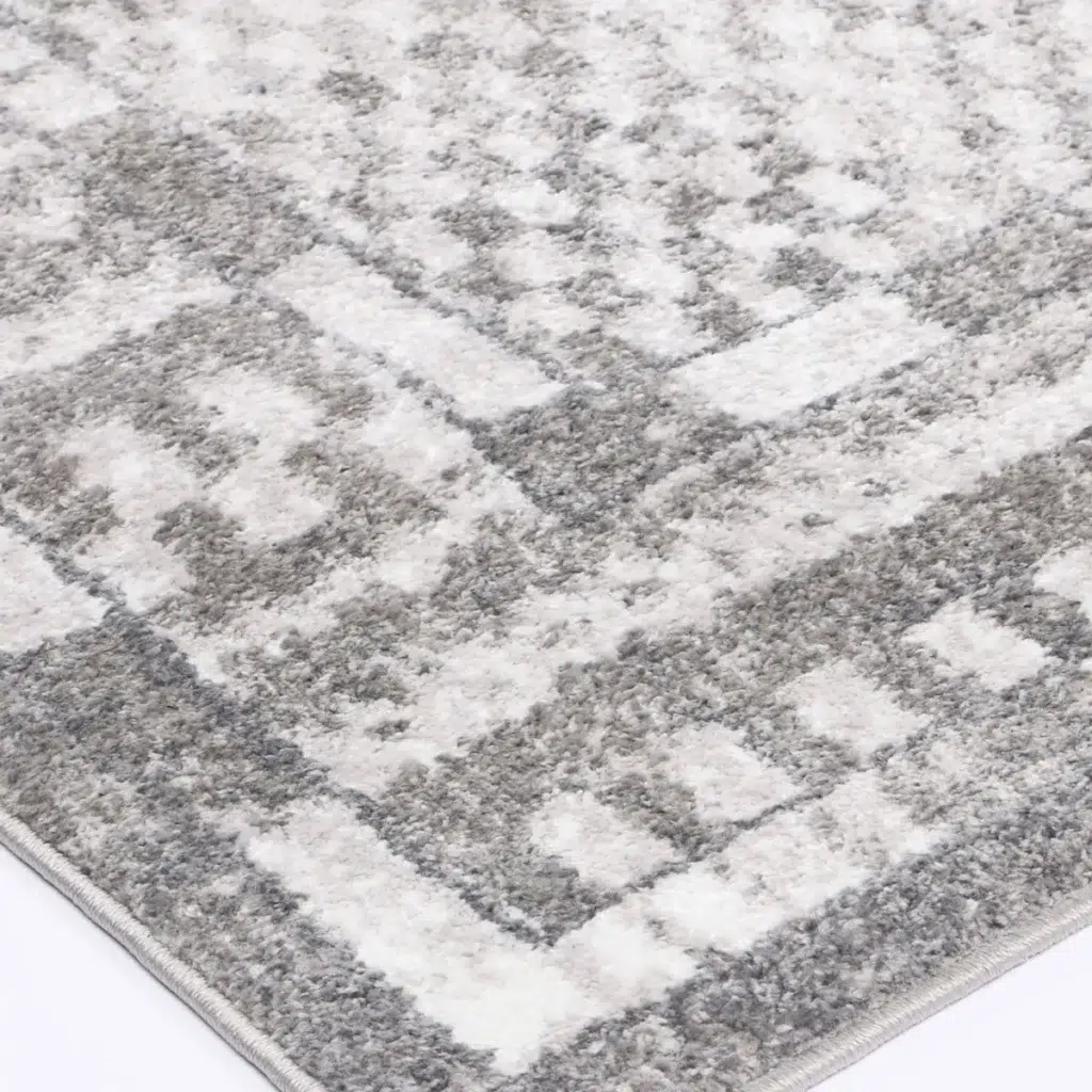 Kimberley Aztec Grey Contemporary Rug elegant design durable easy clean modern living space sophistication