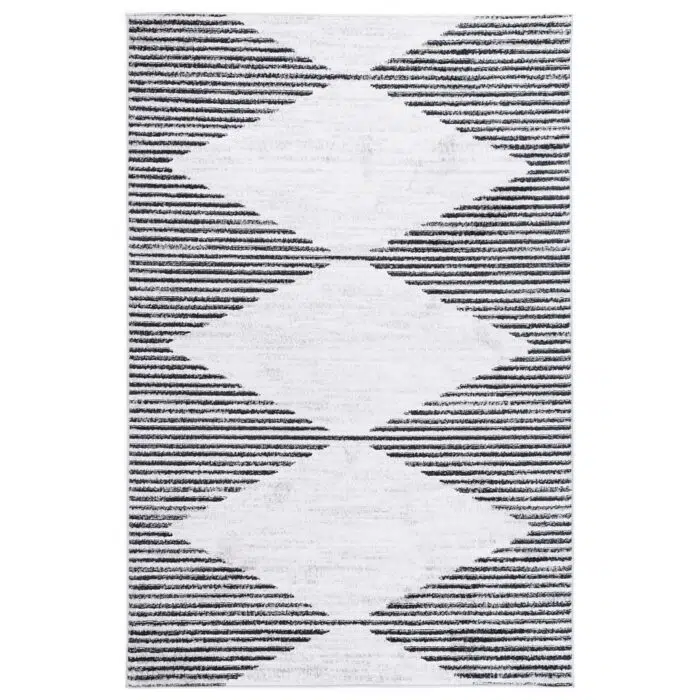 Kimberley Diamond Charcoal Contemporary Rug