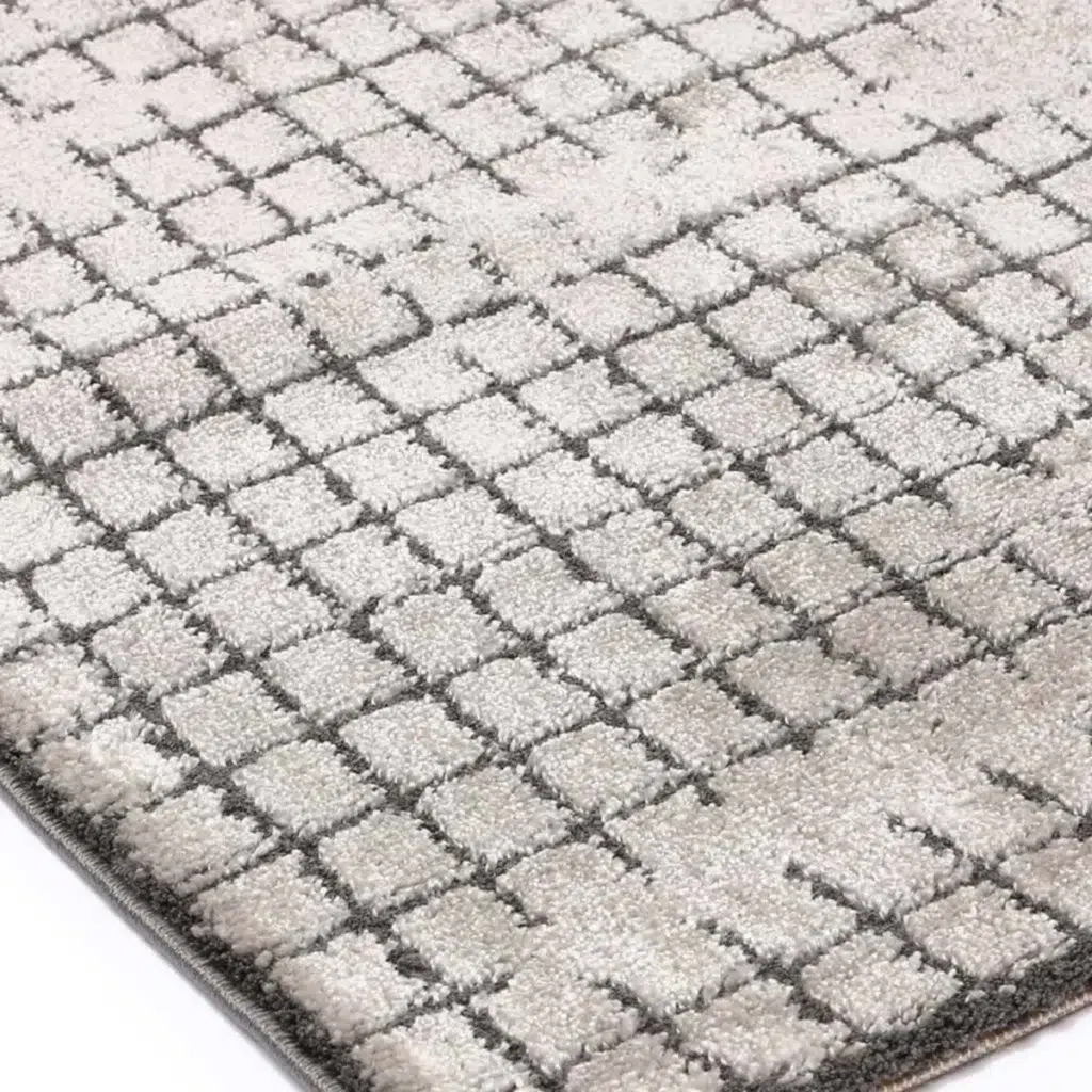 Legend Bacchus Geometric Grey Rug elegant design durable high traffic areas soft luxurious feel underfoot cleaning power spotless home enhance living space grey geometric pattern