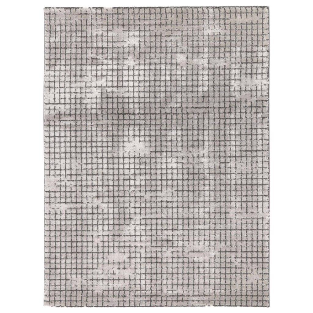 Legend Bacchus Geometric Grey Rug elegant durable design perfect for high traffic areas soft underfoot easy to clean modern living space enhancement