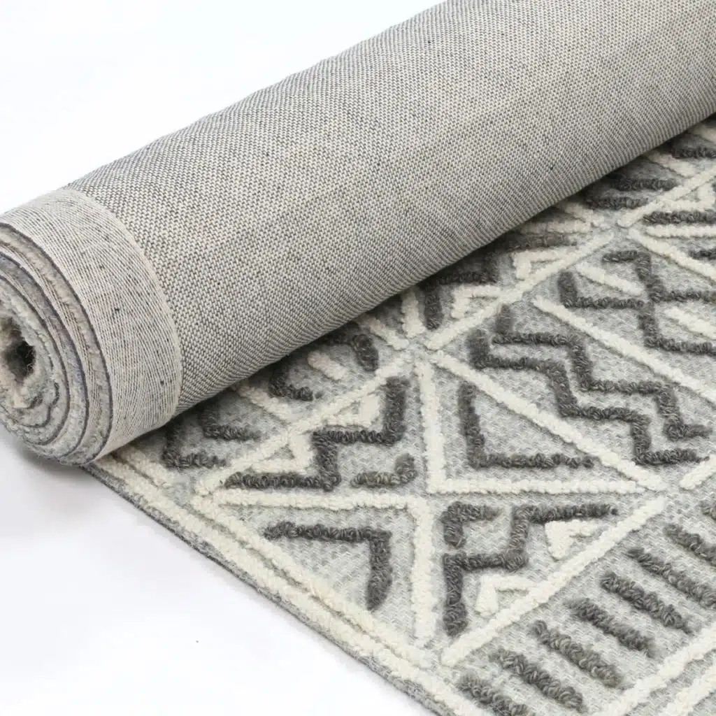 Timeless Marbella Cordoba Grey Contemporary Rug blends modern tribal coastal bohemian elements adds texture style any interior handmade India durability softness underfoot