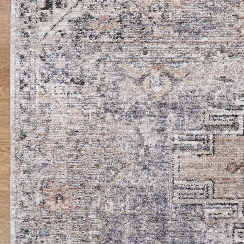 Timeless Maryland Derbent Ash Traditional Soft Rug enhances any room with elegant charm and durable easy-care construction