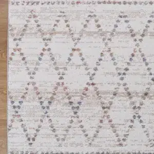 Maryland Tabriz Beige Geometric Soft Rug adds timeless elegance to any room with its durable and stylish design perfect for modern living spaces