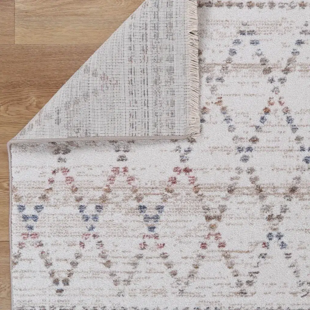 Maryland Tabriz Beige Geometric Soft Rug adds elegant timeless appeal to any room with durable high quality synthetic yarns perfect for modern traditional decor