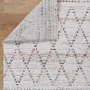 Maryland Tabriz Beige Geometric Soft Rug adds elegant timeless appeal to any room with durable high quality synthetic yarns perfect for modern traditional decor