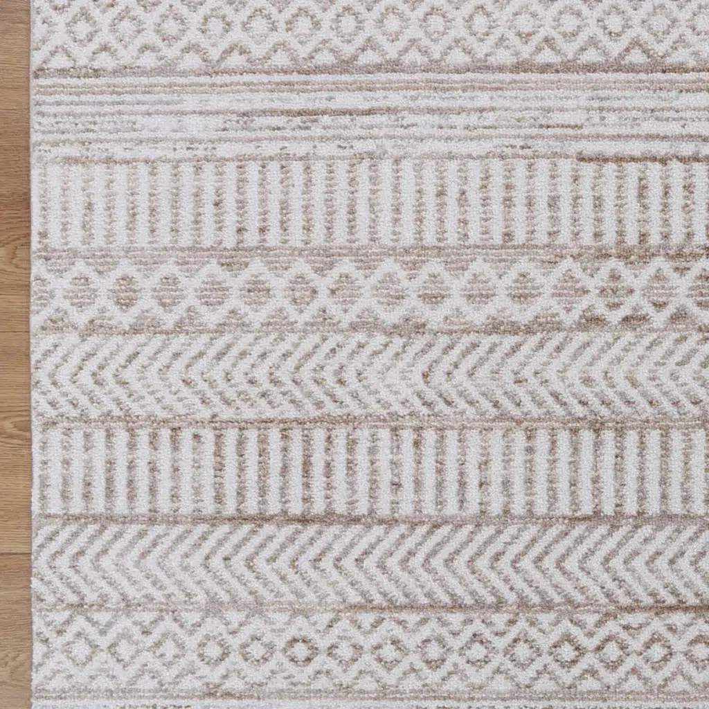 Maryland KermanBeige Tribal Soft Rug versatile design durable soft underfoot ideal for any room machine made precision timeless appeal modern flair