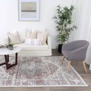 Maryland Otrar Multi Traditional Soft Rug adds timeless elegance and versatile design to any room with durable plush texture perfect for homes