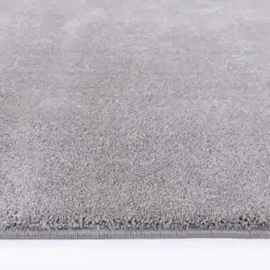 Montana Silver Plush Rug soft durable soil resistant pile luxury comfort home decor