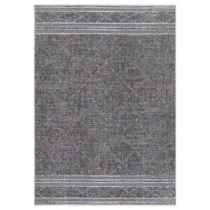 Maryland Aleppo Charcoal Contemporary Soft Rug versatile timeless appeal abstract design durable easy maintain perfect any space comfortable year round
