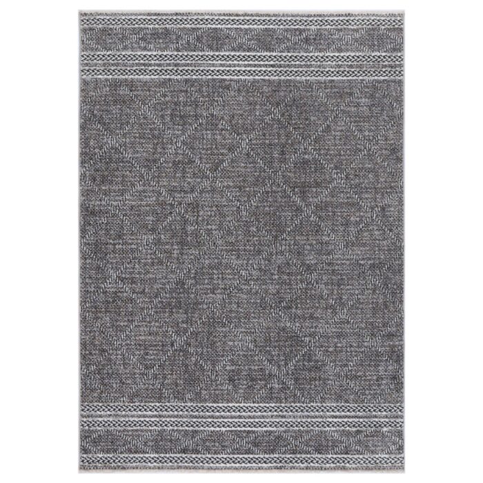Maryland Aleppo Charcoal Contemporary Soft Rug versatile timeless appeal abstract design durable easy maintain perfect any space comfortable year round