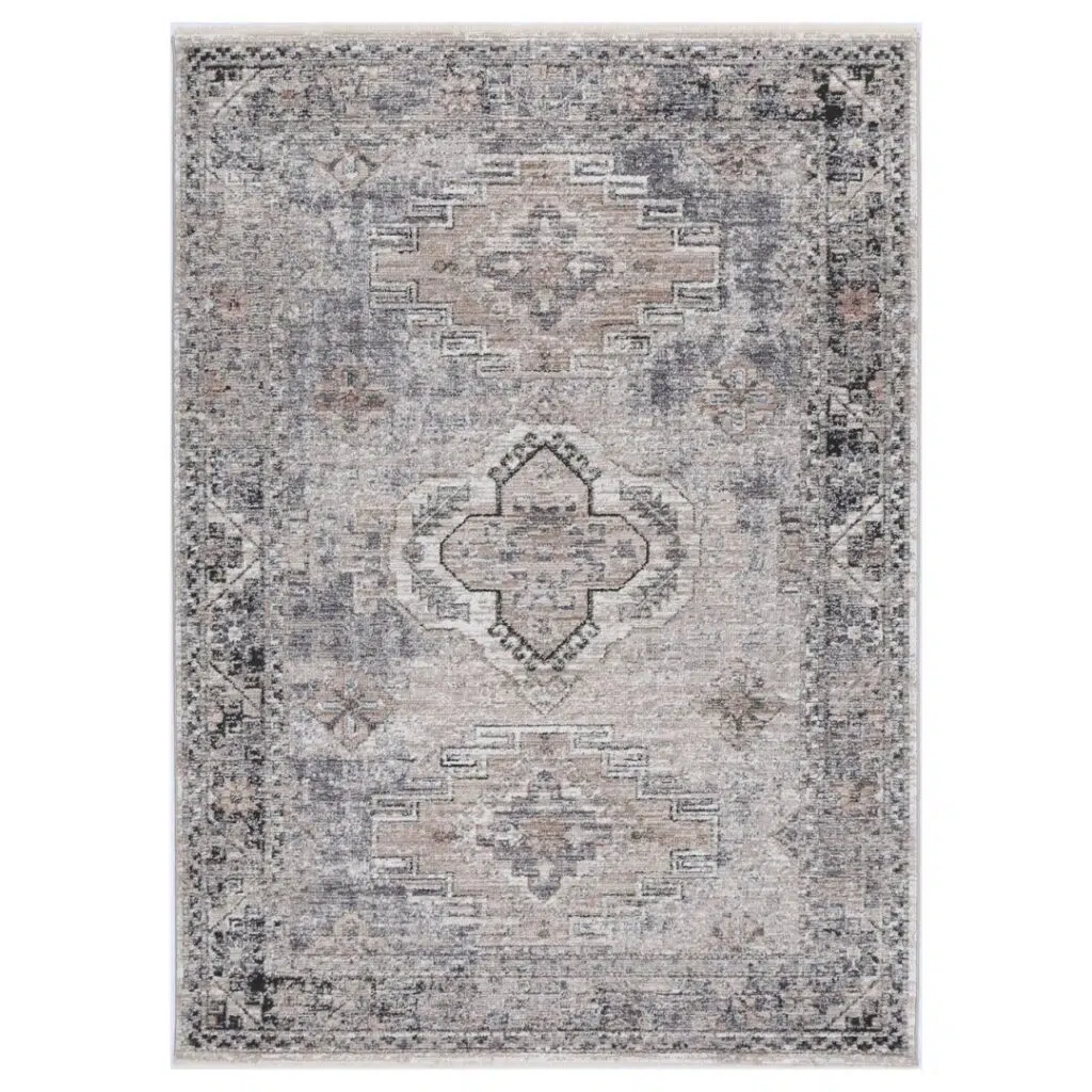 Timeless Maryland Derbent Ash Traditional Soft Rug enhances any room with elegant charm and durability
