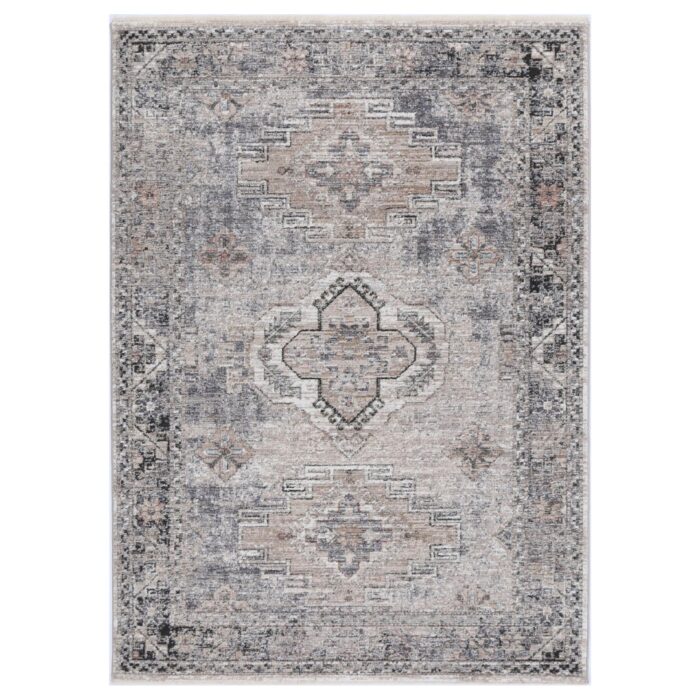 Timeless Maryland Derbent Ash Traditional Soft Rug enhances any room with elegant charm and durability
