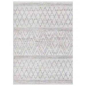 Maryland Tabriz Beige Geometric Soft Rug adds timeless elegance to any room with durable high quality synthetic yarns and precision craftsmanship