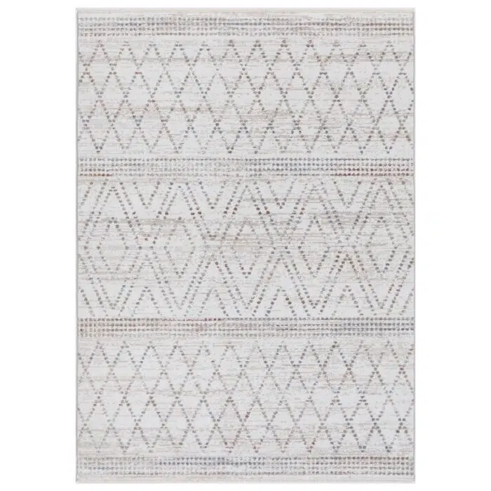 Maryland Tabriz Beige Geometric Soft Rug