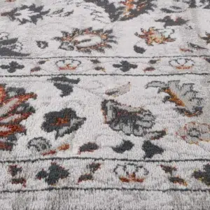 Porto Edward Ivory Red Traditional Rug global inspired versatile design durable easy maintain perfect fit any space