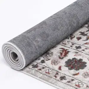 Porto Edward Ivory Red Traditional Rug global inspired design durable easy maintain versatile sizes soft comfortable feel craftsmanship