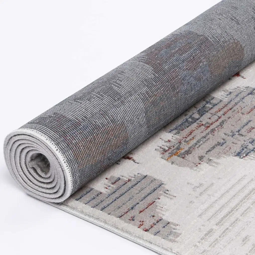 Porto Isabella Grey Multi Geometric Rug global inspired design durable easy maintain versatile sizes