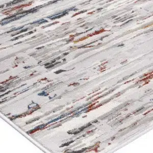 Global inspired Porto Thomas grey multi abstract rug perfect for any home decor