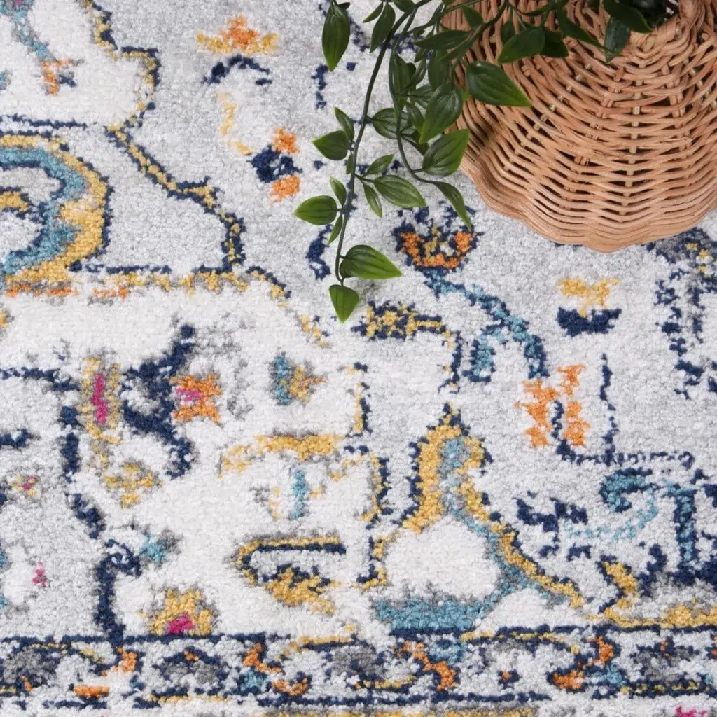 Elegant Provence Toulouse Multi Traditional Rug inspired by Southern France fields adds vibrant elegance to any space