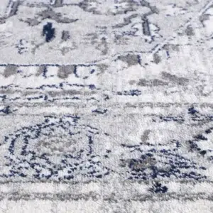 Timeless Provence Perpignan Grey Traditional Rug inspired by Southern France elegance and style