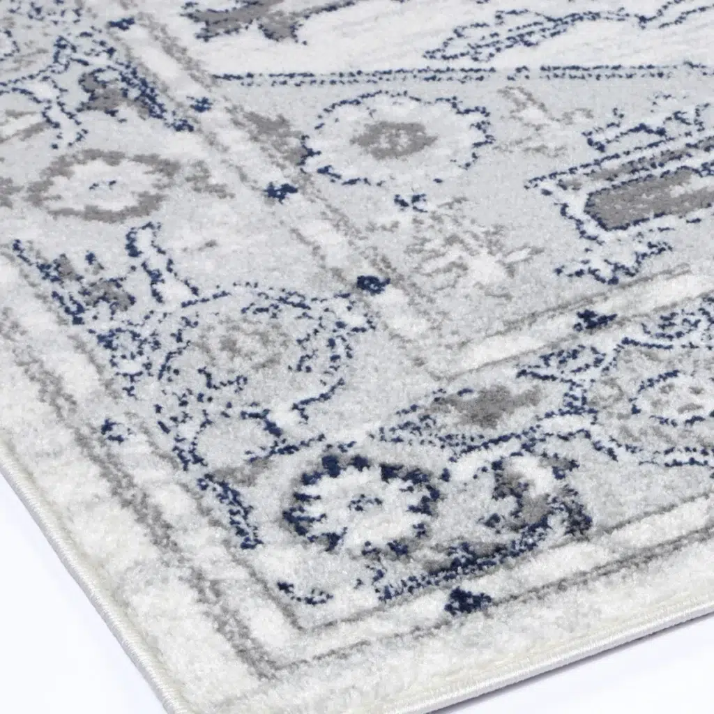 Timeless elegance Provence Perpignan grey traditional rug inspired by Southern France designs