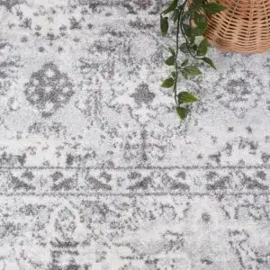 Timeless elegance Provence Montpellier grey traditional rug adds sophistication to any room