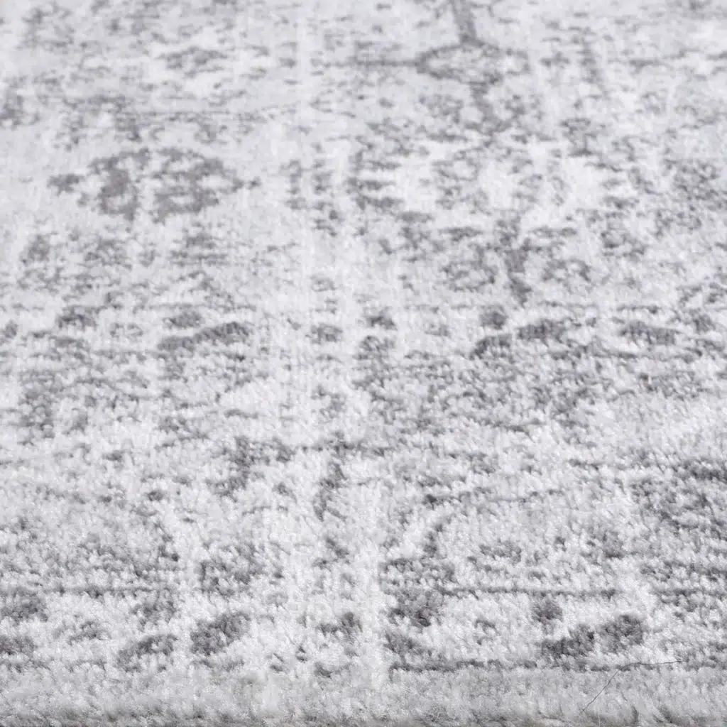 Timeless elegance Provence Montpellier grey traditional rug inspired by Southern France fields and hills