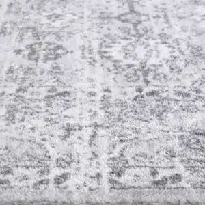 Timeless elegance Provence Montpellier grey traditional rug inspired by Southern France fields and hills