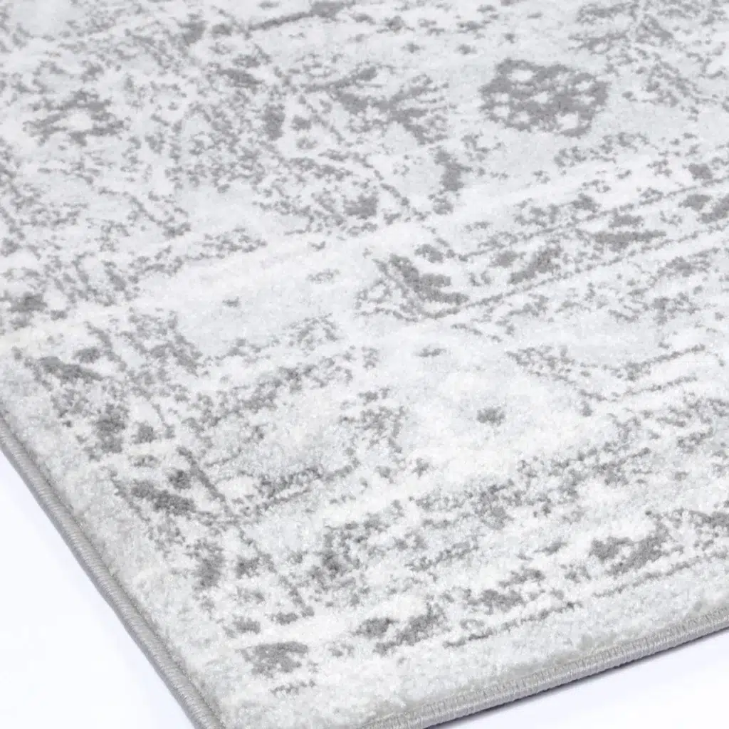 Timeless elegance Provence Montpellier grey traditional rug inspired by Southern France fields and hills