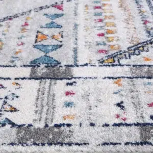 Elegant Provence Toulon Grey Tribal Rug inspired by Southern France vibrant fields and hills adds sophistication to any room