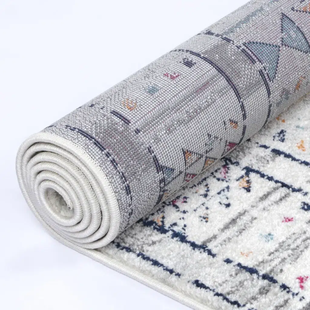 Elegant Provence Toulon Grey Tribal Rug inspired by Southern France vibrant fields and hills adds sophistication to any home decor