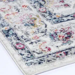 Timeless Provence Nice Multi Transitional Rug inspired by Southern France flower fields and rolling hills vibrant color palette perfect for any space