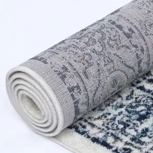 Timeless Provence Gruissan Blue Ivory Transitional Rug adds elegance to any room soft durable design easy maintenance perfect for living room bedroom
