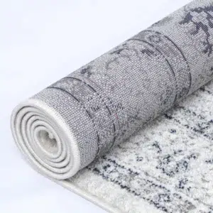 Timeless Provence Perols Grey Traditional Rug inspired by Southern France for elegant home decor