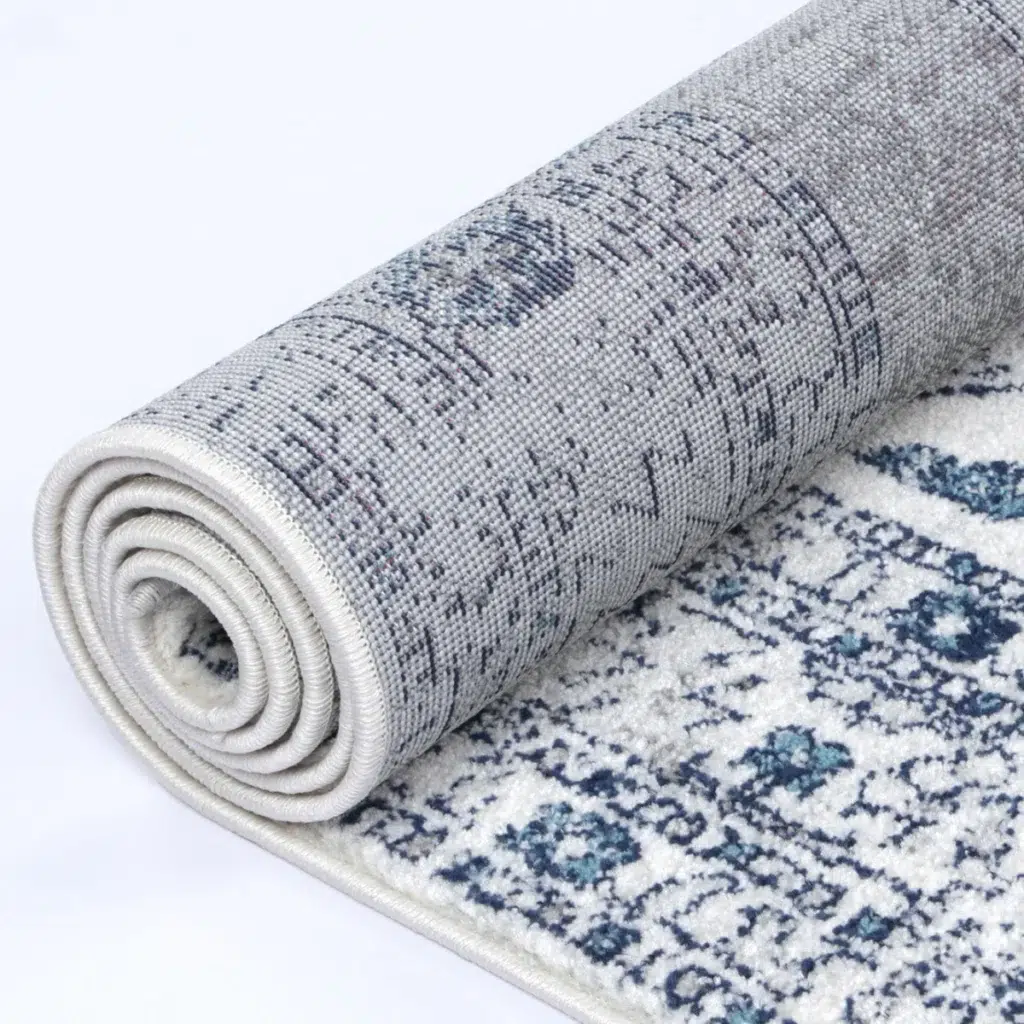 Elegant Provence Meze Grey Traditional Rug inspired by Southern France fields and hills adds sophistication to any room with easy maintenance and durable construction