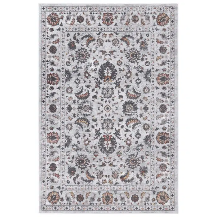 Porto Edward Ivory & Red Traditional Rug