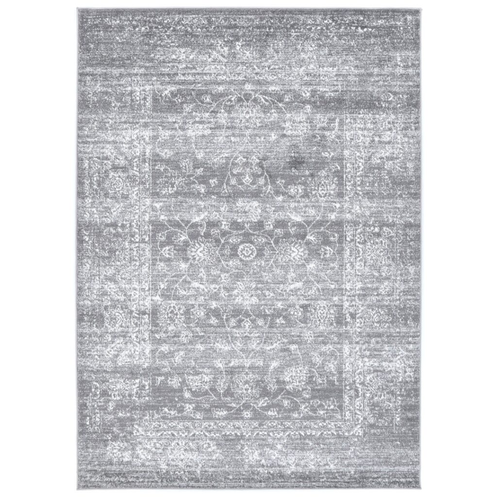 Timeless Provence Avignon Grey Traditional Rug inspired by Southern France fields adds vibrant elegance to any space easy maintenance versatile design durable quality