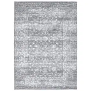 Timeless Provence Avignon Grey Traditional Rug inspired by Southern France fields adds vibrant elegance to any space easy maintenance versatile design durable quality