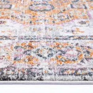 Santa Fe Medallion Rustic Rug soft pastel tones cozy durable synthetic fibers perfect for any room size and decor enhance home aesthetic comfort and style
