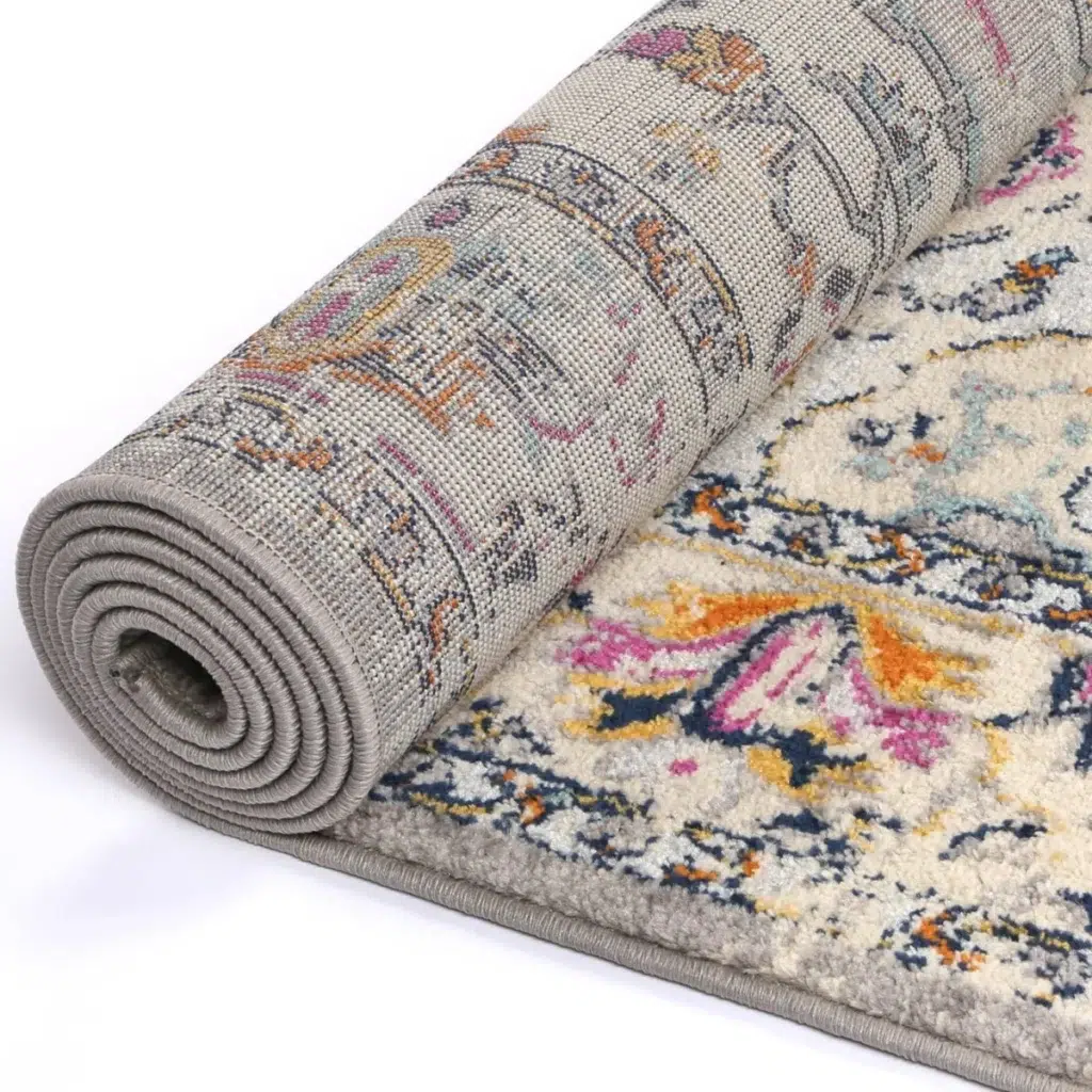 Luxurious Sicily Milazzo Multi Transitional Rug with vibrant colors and avant-garde design for elegant interiors