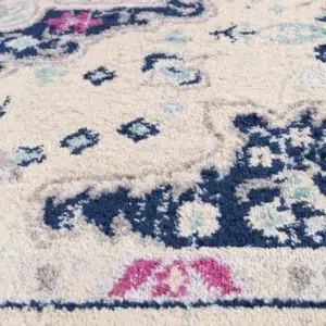 Sicily Acate Ivory Multi Transitional Rug vibrant design durable low maintenance eclectic bohemian style