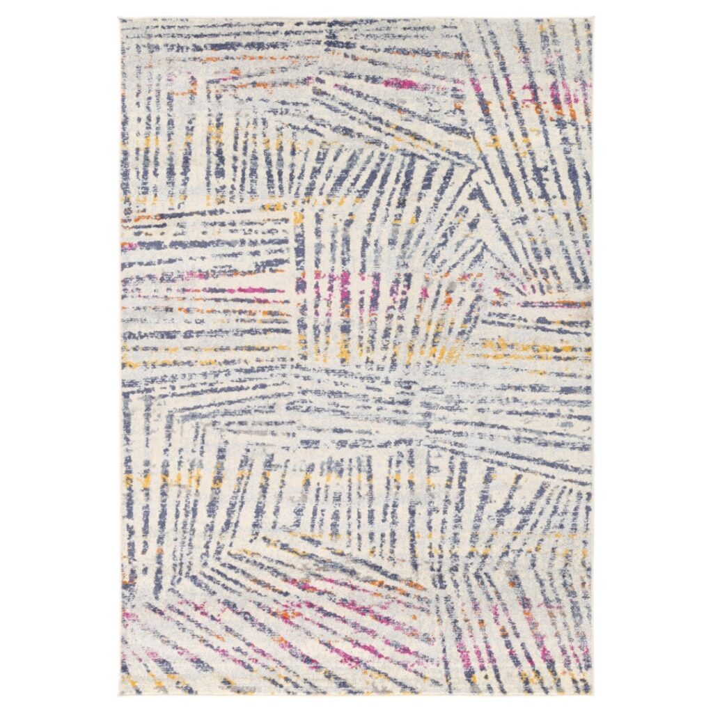 Luxurious Sicily Liotta Multi Geometric Rug vibrant colors durable low maintenance versatile sizes elevate home decor artisan crafted Turkish polypropylene pile