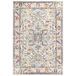 Luxurious Sicily Milazzo Multi Transitional Rug vibrant colors nostalgic designs eclectic bohemian style low maintenance durable soft plush feel perfect for any space modern traditional interiors