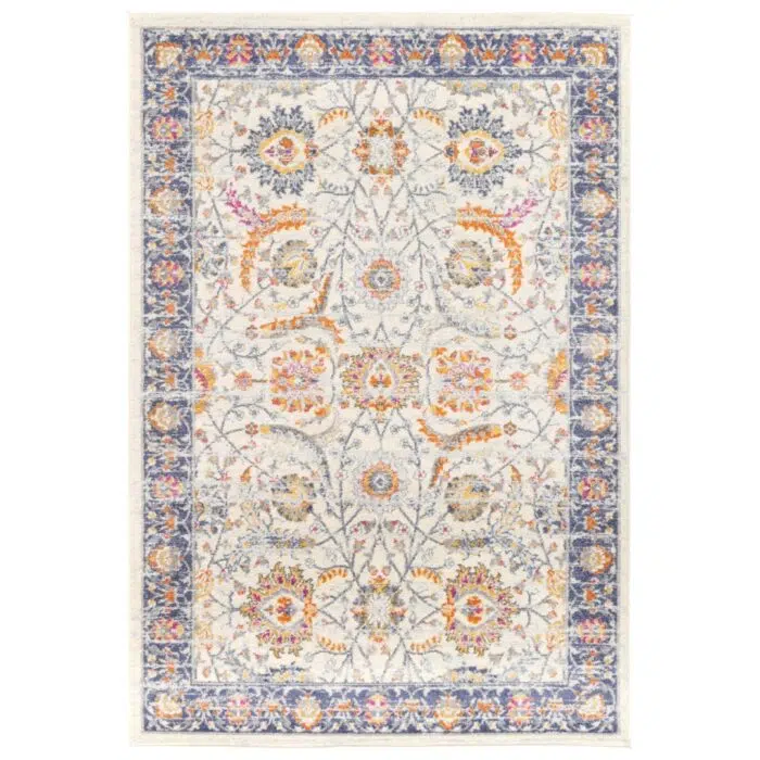 Sicily Mortilli Blue & Yellow Transitional Rug