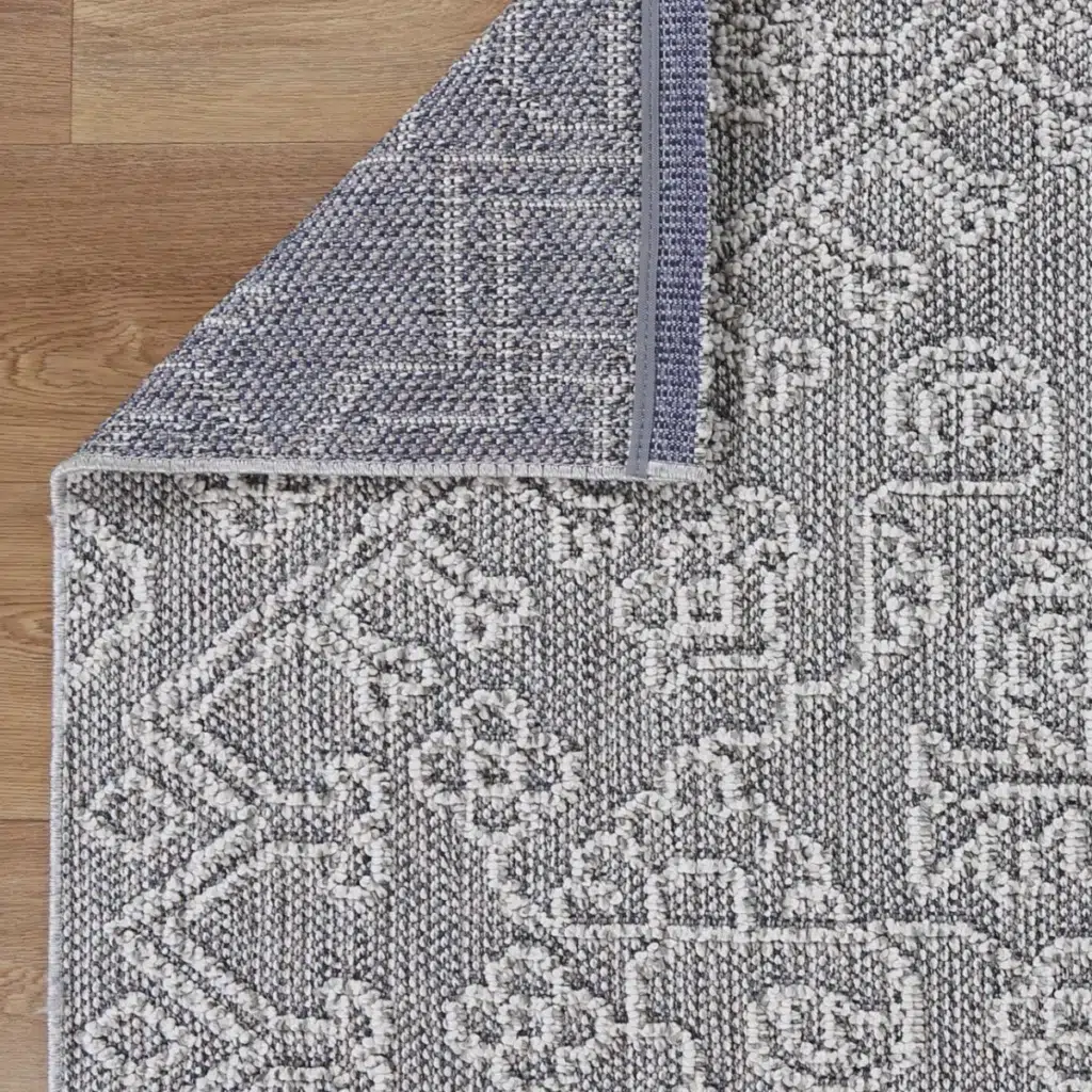 Vanuatu Bule Ash Tribal Flatweave Rug stylish durable indoor outdoor use versatile design easy maintenance