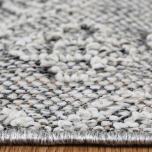 Vanuatu Bule Ash Tribal Flatweave Rug stylish durable indoor outdoor use heatset polypropylene easy maintenance versatile design