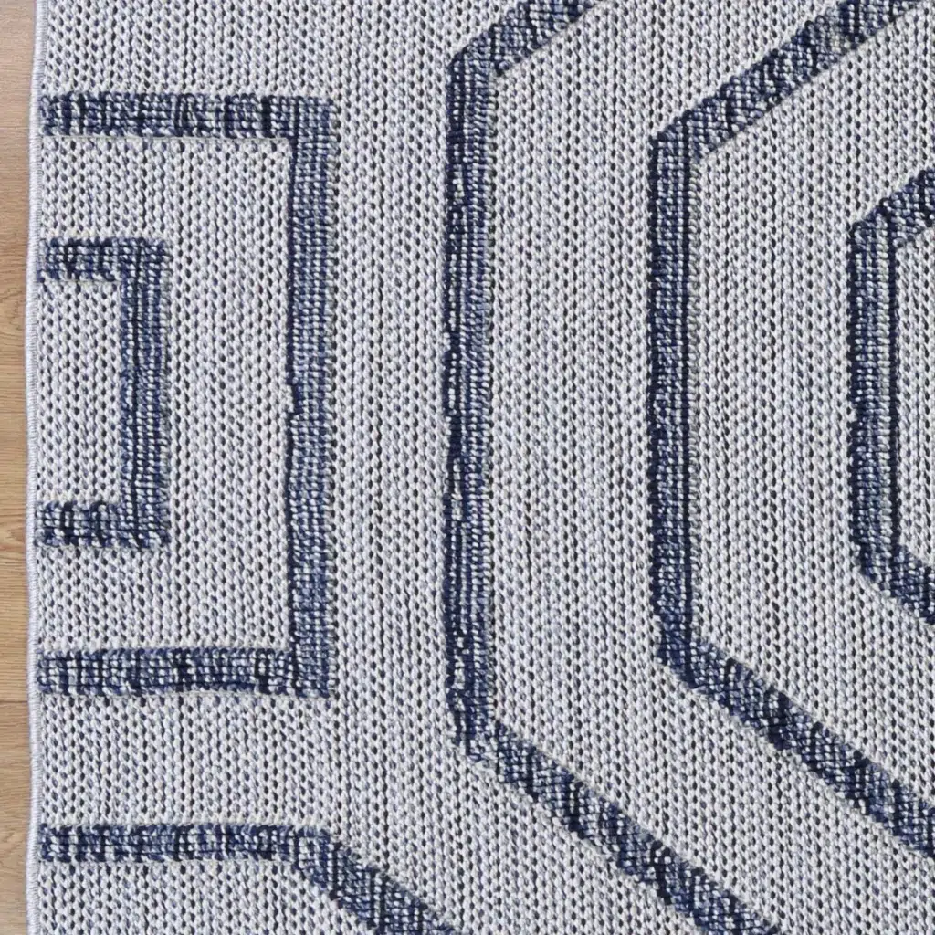 Vanuatu Hale Charcoal Geometric Flatweave Rug versatile indoor outdoor durable stylish design