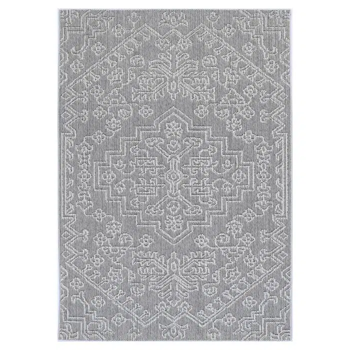 Vanuatu Bule Ash Tribal Flatweave Rug